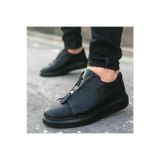 Wagoon WG010 Siyah Kömür Cilt Erkek Casual Ayakkabı