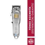 Wahl 3000 Senior Metal Edition Kablolu/Kablosuz Profesyonel Saç Kesme Makinesi - Gri