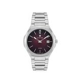Wainer Wa.10240-e Gümüş Metal Kol Saati - Kırmızı