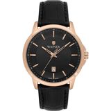 Wainer WA.17150-E Kol Saati - Rose Gold - Siyah