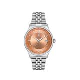 Wainer Wa.19035-b Gümüş Metal Erkek Kol Saati - Turuncu