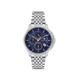 Wainer Wa.19100-b Gümüş Metal Erkek Kol Saati - Lacivert