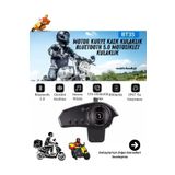 Wair Teknoloji Bt35 Motorcu Kulaklık Intercom Motor Kurye Kask Kulaklık Bluetooth Motosiklet Kulaklık Bluetooth