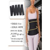 Waist Trainer Tummy Wrap Inceltici Zayıflatıcı Bele Dolamalı Kum Saati Görünümü 4m Sarmal Bel Korses