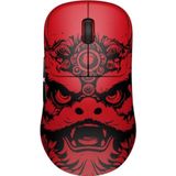 Waizowl OGM Cloud Crimson Lion 8K Optik Şarjlı Kablolu/Kablosuz Gaming Mouse