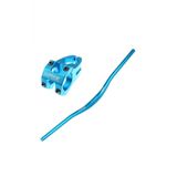Wake 78cm Gidon+Gidon Boğazı Takım ( Mavi) Waketakım Renkli Gidon