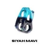 Wake Aluminyum Cnc Gidon Boğazı Çift Renk - 31.8Mm - 28.6Mm - 50Mm 0° - Sm004-Cnc - Siyah Mavi