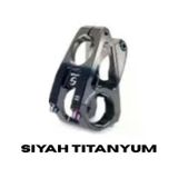 Wake Aluminyum Cnc Gidon Boğazı Çift Renk - 31.8Mm - 28.6Mm - 50Mm 0° - Sm004-Cnc - Siyah Titanyum