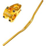 Wake Alüminyum Gold 31.8 780MM Riser Mtb Gidonu + Gidon Boğazı Seti