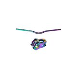 Wake Rainbow 780mm Alüminyum 31.8 Bisiklet Gidonu + Boğaz Seti Lunje Gidon Boğaz Rainbow