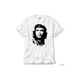 WAKHA Che Guevara Siluet Beyaz Tişört