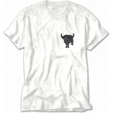 Wakha Erkek Boğa Burcu Botanik Tasarım T-Shirt Baskısı - Beyaz Tişört - 3XL