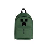 WAKHA Mine-craft Creeper Face Sırt Çantası Yeşil Renk