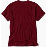 Wakha Vintage Botanik Nar Desenli Baskı Tişört - Kırmızı - XS