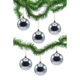 Waldern 6 cm 6lı Gümüş Cici Top Yılbaşı Ağacı Süsü