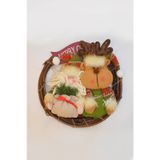 Waldern Luxury Dekoratif Mery Christmas 35Cm Geyikli Kapi Susu