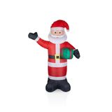 Waldern Premium Collection 150 cm Şişme-Işıklı Noel Baba Yılbaşı Süs Dekorasyon