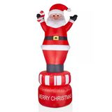 Waldern Premium Collection 210 cm Hareketli Şişme Noel Baba Yılbaşı Süs Dekorasyon