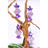 Waldern Premium Collection 4'lü Şeker Şeklinde Çam Ağacı Süsü