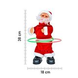 Waldern Premium Hareketli Hulahoop Noel Baba Dekoratif Yılbaşı Süsü Çok Renkli