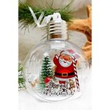Waldern Yılbaşı Ağaç Santa Claus Işıklı Ampul Süs Kırmızı