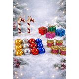 Waldern Yılbaşı Çam Ağacı 24 Parça 3 cm Karışık Süs Paketi 1311SERI