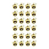 Waldern Yılbaşı Çam Ağacı Süsü Gold 4 Cm 24Lü Cici Top