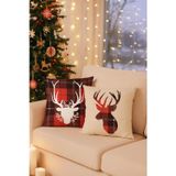 Waldern Yılbaşı Dekorasyon Kırlent Yastık 30x60cm Dekoratif Yılbaşı Süsü