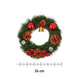 Waldern Yılbaşı Kapı Süsü 24 Cm Dekoratif Yılbaşı Süsü Çok Renkli