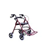 WALESSAN Ayak Pedallı Rolatör Yürüteç Aluminyum Tekerlekli Walker Rölatör Yürüteç