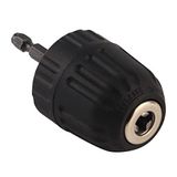 Walfront 1/4" Altıgen Mandren Adaptörlü Matkap Mandren Klipsi 3/8" 24UNF 0.8‑10MM Anahtarsız Mandren Dönüştürme Aleti Ucu Matkap Mandren Klipsi