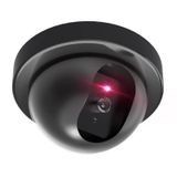 WALI Kukla Sahte Güvenlik CCTV Dome Kamera Yanıp Sönen Kırmızı LED Işık Güvenlik Uyarısı Sticker Çıkartmaları (SD-1), Siyah