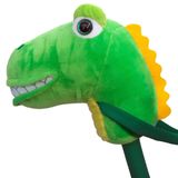 WALIKI Stick Horse Dinosaur Lala | 2 3 4 5 6 Yaş Çocuklar için Sembolik Oyun Oyuncağı | Erkek ve Kız Çocuklar için Eğlenceli Hediye | Havalı Doğum Günü Hediyesi