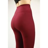 Walk and Run Kadın Bordo Push Up Tayt, L Beden