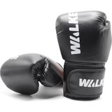Walke Deluxe Pu Boks Eldiveni Esnek Yapı ile Maksimum Performans Sağlayan Siyah 10 OZ - 10 OZ (283.50 g)