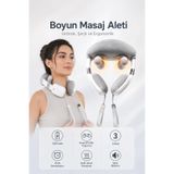 Walke El Hissi Veren Şarjlı Isıtmalı Omuz Boyun Sırt Bacak Masaj Aleti