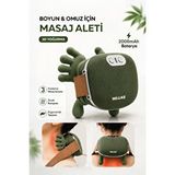 Walke Parmakla Yoğuran El Hissi Sunan Isıtmalı Omuz Ve Boyun Masaj Aleti B-02 Yeşil