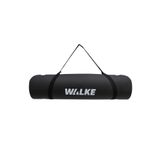 Walke Premium 10 mm Taşıma Askılı Pilates Minderi Yoga Matı Siyah