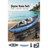 Walke Premium 2 Kişilik Pompa Kürek Dahil Şişme Kano 331 X 88 Cm 15103