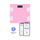 Walke Premium Seri Dijital Baskül Yağ Su Kas Vücut Kitle Endeksi Kilo Ölçer Tartı 30 30 Cm Pembe pembe