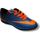 Walked 401-26 Çocuk Halı Saha Ayakkabı Mavi Turuncu 28-32
