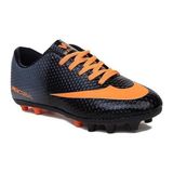 Walked 401-26 Erkek Halı Saha Çivili Krampon Siyah Turuncu