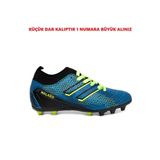 Walked Bilekli Boğazlı Çoraplı Erkek Çocuk Dişli Krampon Halı Saha Futbol Spor Ayakkabı-küçük Dar Kalıp
