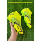 Walked Erkek Çocuk Boğazlı Çoraplı Bilekli Dişli Krampon Halı Saha Futbol Spor Ayakkabı