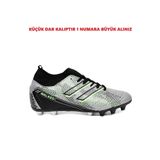 Walked Yarım Boğazlı Çorap Bilekli Erkek Çocuk Dişli Krampon Halısaha Futbol Spor Ayakkabı