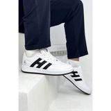 Walkenzo 037 Erkek Rahat Taban Sneakers Spor Ayakkabı Siyah-Beyaz