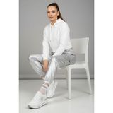 Walkenzo 2927 Kadın Anatomik Rahat Taban Sneakers Spor Ayakkabı Beyaz