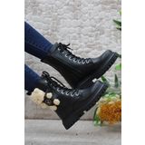 Walkenzo 4182 Ayıcıklı Fermuarlı Kaymaz Taban Kız Çocuk Bot