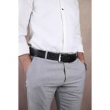 Walkenzo 4404 Erkek Kot Kemeri Siyah