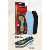 Walkenzo 5241 Ortopedik Rahat Memory Foam Hafızalı Ayakkabı İç Tabanlık Siyah